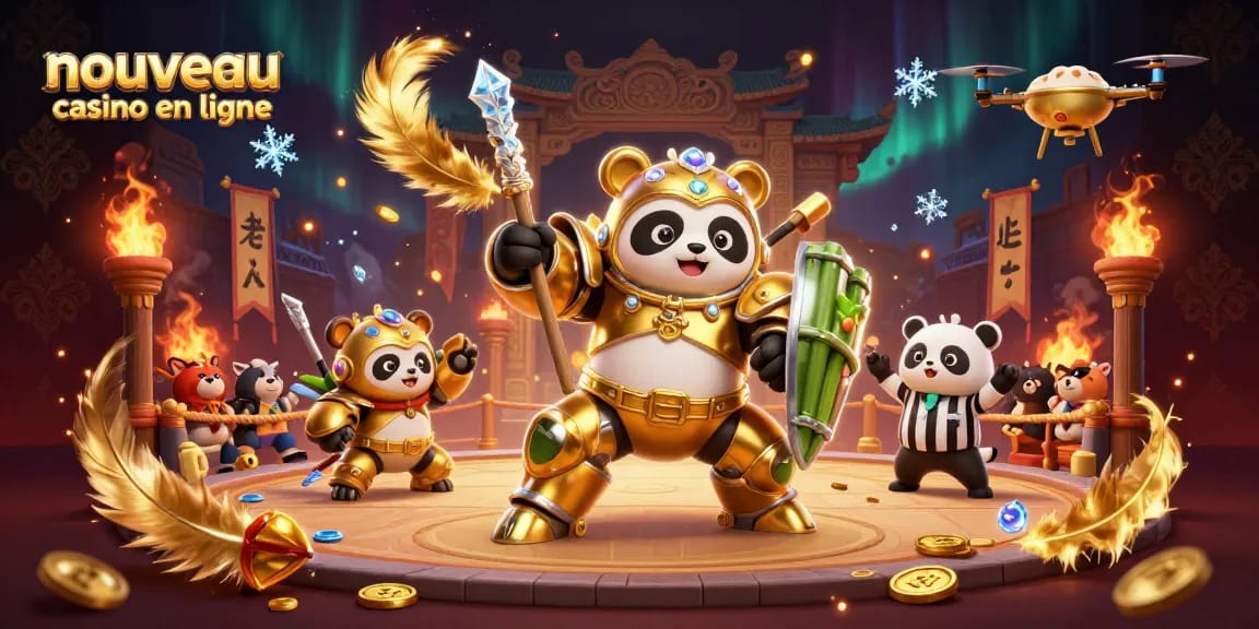 Jouez au nouveau casino en ligne avec une expérience immersive et dynamique, entouré de spectateurs animaliers.