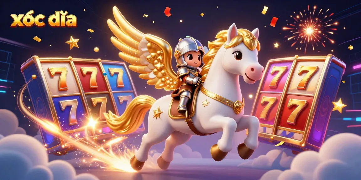 Spin the xóc đĩa jackpot with colorful slot reels and festive atmosphere